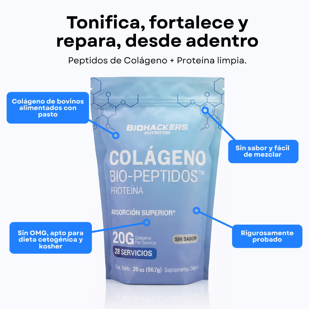 Colágeno Bio-Peptidos + Proteína: Resultados en 12 semanas