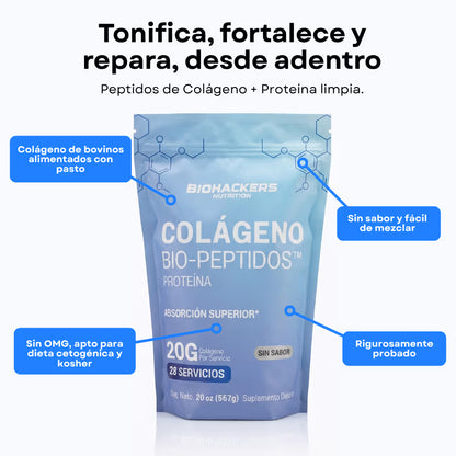 Colágeno Bio-Peptidos + Proteína: Resultados en 12 semanas