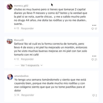Colágeno Bio-Peptidos + Proteína: Resultados en 12 semanas